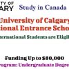 University Of Calgary Canada Scholarship 2024
